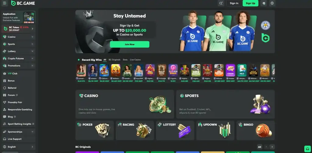 Best Non GamStop Sites UK 2026 | Top Casinos 20 BC GAME